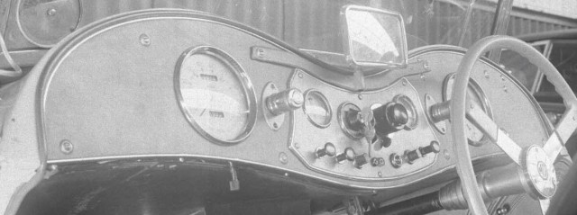 Late TC dash showing hardware